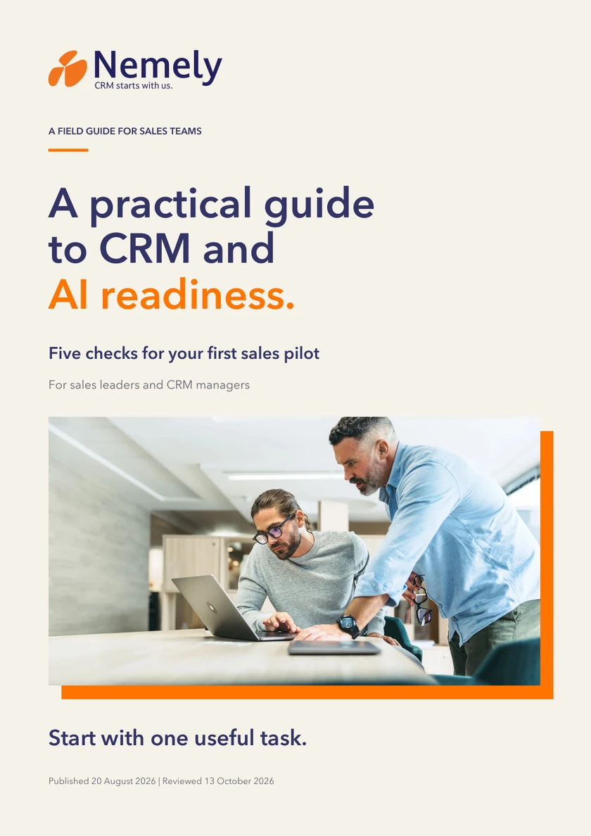 Cover preview of A practical guide to CRM and AI readiness