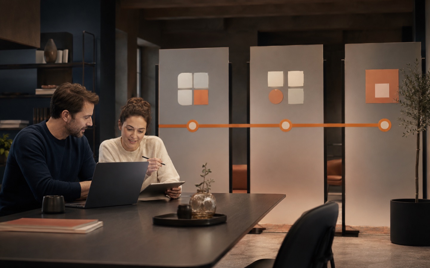Solution specialists validating a CRM change across staged release environments