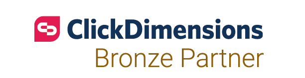 ClickDimensions Bronze Partner logo on Nemely