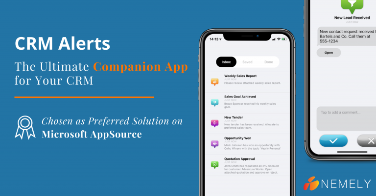CRM Alerts Selected as Preferred Solution on Microsoft AppSource